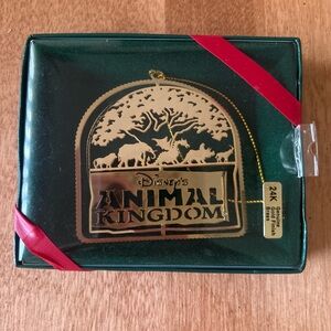 Disney Gold Animal Kingdom Ornament BNWT